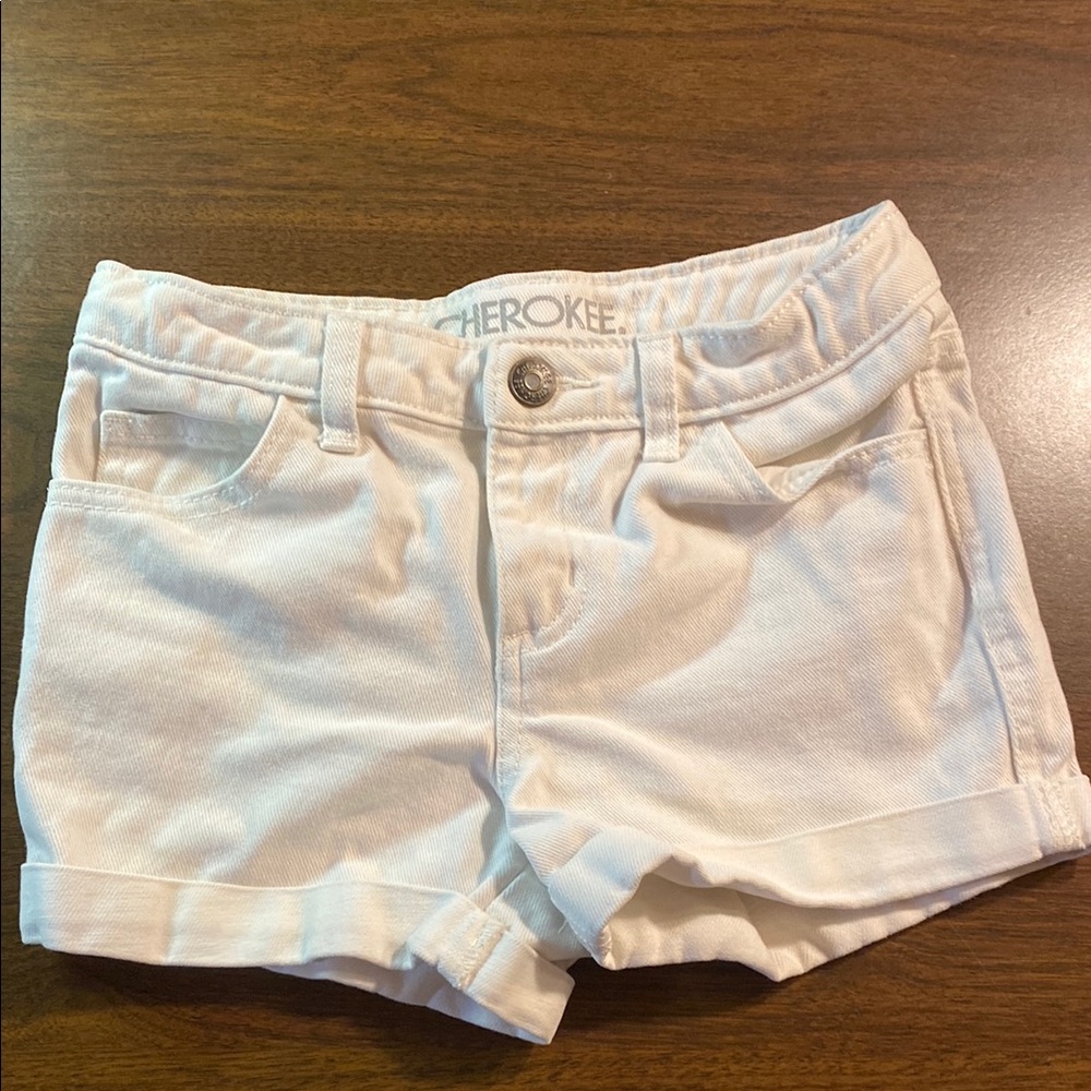 Cherokee White Denim Shorts
